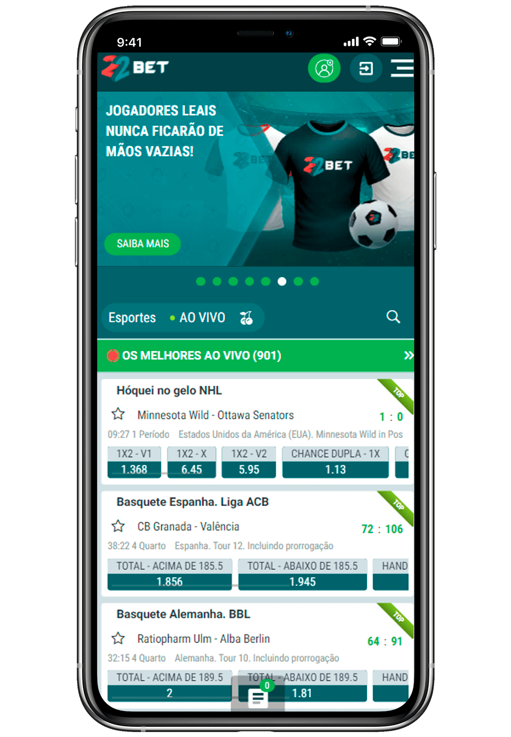 Home page 22Bet